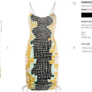 Just Cavalli Mosaic Dress Size 40, NWOT
